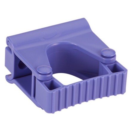 Гигиеничное настенное крепление и зажим Vikan, 83 мм, фиолетовый / 10138