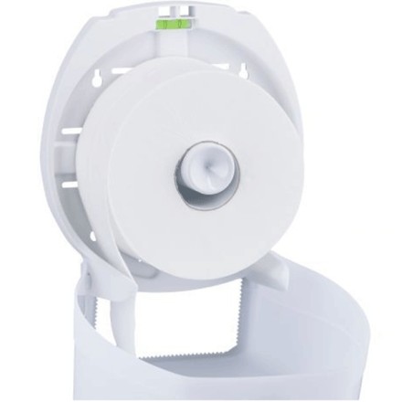 Диспенсер MERIDA HARMONY для средних рулонов туал. бумаги пластик белый (200 м рул) / BHB101