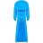 Фартук Reiko aproLin eco+ с рукавами синий, ширина 95см, длина 115см / 22204