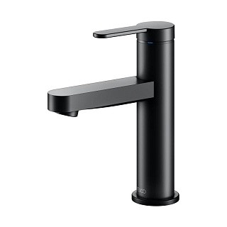 Смеситель для умывальника Keuco IXMO FLAT однорычажный без гарнитуры латунь черный / 59502373100