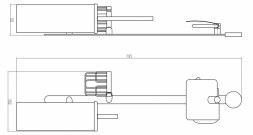 Bennberg BAS-111-CHROME Стойка с аксессуарами для ванной комнаты