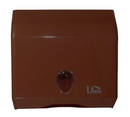 Lime 926005 Диспенсер бумажных полотенец V-сложения пластик коричневый