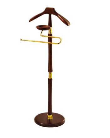 Вешалка для одежды костюмная напольная премиум деревянная WisePro / 83-2