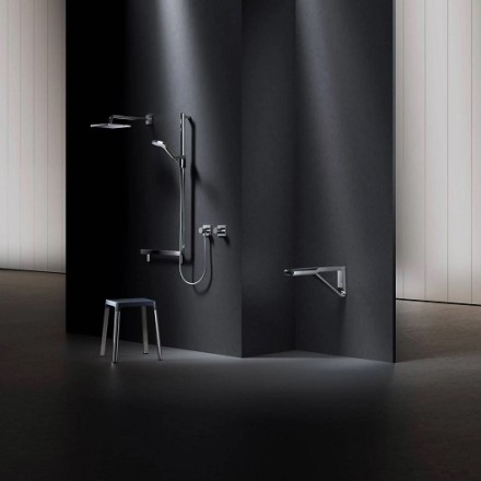 Табурет для ванной Keuco Axess Хром, черный / 35082010037