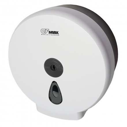 GFmark 914 Диспенсер для туалетной бумаги для средних рулонов пластик белый