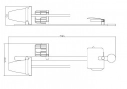 Bennberg BAS-113-CHROME Стойка с аксессуарами для ванной комнаты