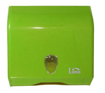 Lime 926004 Диспенсер бумажных полотенец V-сложения пластик зеленый