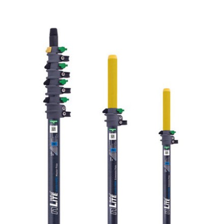 Телескопическая штанга Unger GF для мытья фасадов, стекловолокно, 70 GPa 3 м 2 секции / GF30G