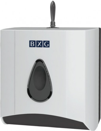 Диспенсер листовой туалетной бумаги пластик белый BXG PDM-8087