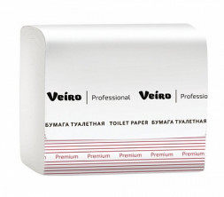 Туалетная бумага V-сложение Veiro Professional Premium TV302 (пач.)