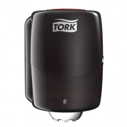 Диспенсер для рулонных полотенец с центральной вытяжкой Tork Performance M2 659008 пластик красно-черный