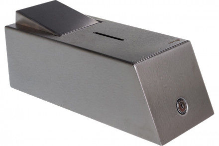 Дозатор MERIDA для пенного мыла наливной 1000 мл металл матовая сталь / DSM107.R