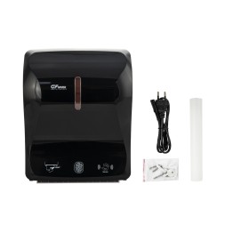 Диспенсер для туалетной бумаги сенсорный GFmark для средних рулонов 200м, пластик, черный / 9174-11
