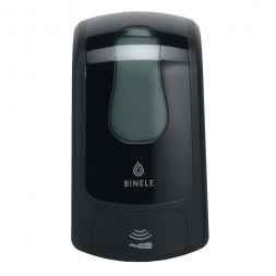 Сенсорный дозатор для жидкого мыла Binele iSoap DE22BB / 1 л / картриджи / 280*150*100 мм / черный