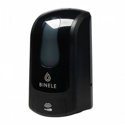 Сенсорный дозатор для жидкого мыла Binele iSoap DE22BB / 1 л / картриджи / 280*150*100 мм / черный