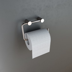 Держатель для туалетной бумаги IDDIS без крышки металл сатин / PETSS00i43