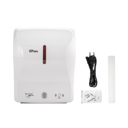 Диспенсер для туалетной бумаги сенсорный GFmark для средних рулонов 200м, пластик, белый / 9173-11