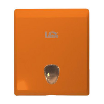 Lime 927003 Диспенсер бумажных полотенец Z-сложения пластик оранжевый