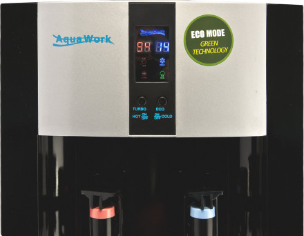 Aqua Work 164-LD/EN-ST Кулер для воды черный нагрев есть, охлаждение электронное
