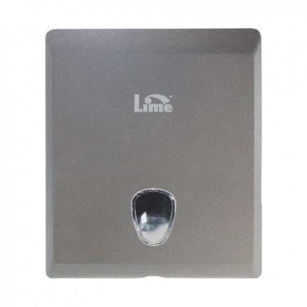 Lime 927001 Диспенсер бумажных полотенец Z-сложения пластик серебро