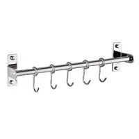 Держатель для полотенец 36.2 см настенный 5 крючков Potato металл хром / P2016-5