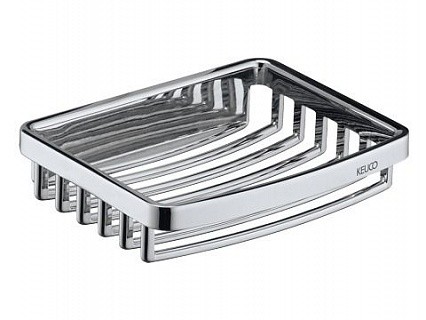 Полка решетчатая KEUCO 132x28х106 мм съёмная, со скрытым креплением латунь хром / 24941010000