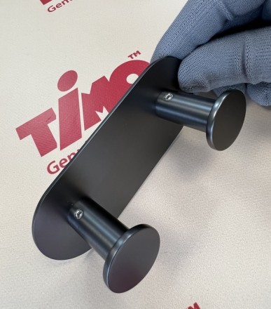 Крючок настенный двойной Saona Черное золото / 13014/18