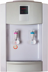 Aqua Work 21-A Кулер для воды белый/серебристый нагрев есть, охлаждение компрессорное