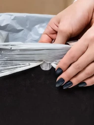 Ведро для мусора педальное WeltWasser MILA BL 12L Черный матовый / 10000001059