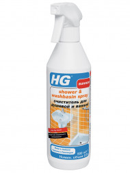 HG Очищающий спрей для душевой и ванной / 500 мл