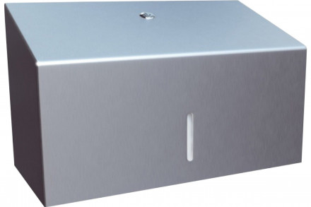 Диспенсер для бумажных полотенец Z сложения MERIDA металл матовая сталь / ASM201