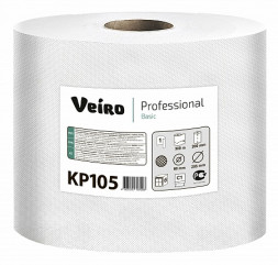 Полотенца бумажные в рулоне с центральной вытяжкой Veiro Professional Basic KP105 (рул.)