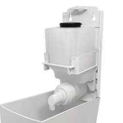 Дозатор для жидкого мыла HOR X7 нажимной 0,7 л пластик белый / HOR-31112201
