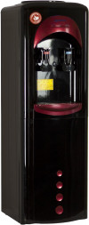 Aqua Work 163-L/HLN Кулер для воды черно-красный нагрев есть, охлаждение компрессорное