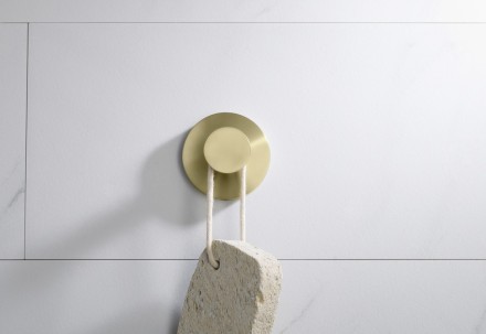 Крючок настенный одинарный Timo Saona Матовое золото / 13011/17