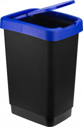 Контейнер для мусора ТВИН M2469-1 / 25л / синий / Ш26xГ47xВ33 / 6шт/кор