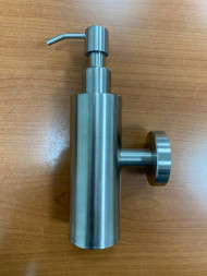 Дозатор для жидкого мыла Savol настенный металл матовая сталь 300 мл / S-005631-1