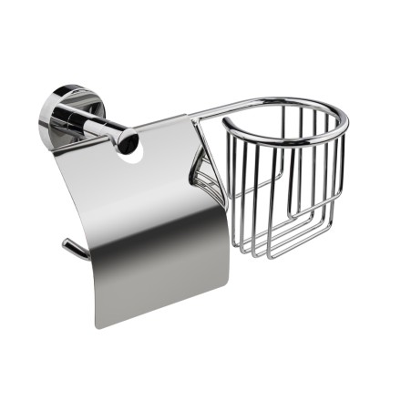 Держатель для туалетной бумаги и освежителя воздуха GFmark металл хром / 79244