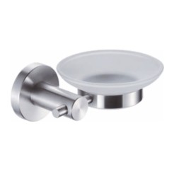 Мыльница настенная 14,2 см D-Lin матовая сталь / D220280