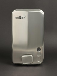Дозатор для мыла Nofer 1 л металл матовая сталь / 03050.S
