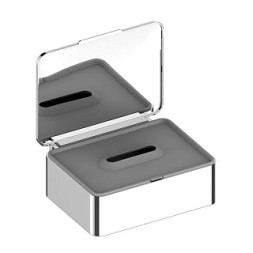 Диспенсер для влажных салфеток KEUCO PLAN металл/пластик, хром/серый / 14967010001