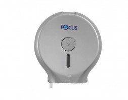 8027967 Focus Mini Jumbo Диспенсер для туалетной бумаги в стандартных рулонах пластик серебро
