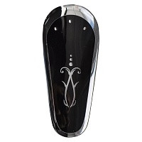 RUSSIA-MOSCOW 2430 Смеситель для раковины шаровый с сатеновой ручкой / черный