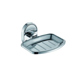 Мыльница настенная 11,6 см D-Lin металл хром / D222700-1