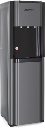 Кулер для воды Aqua Work графит подогрев есть, охлаждение компрессорное / 44-LS