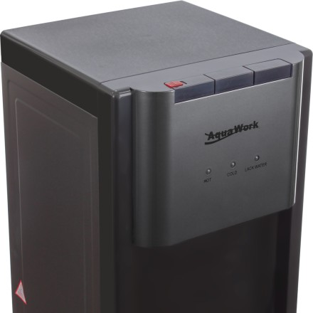 Кулер для воды Aqua Work графит подогрев есть, охлаждение компрессорное / 44-LS