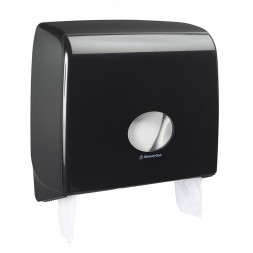 Диспенсер для больших рулонов туалетной бумаги пластик черный Kimberly-Clark 7184 Aquarius