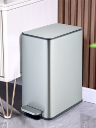 Ведро для мусора педальное WeltWasser PAOLO MT 15L Матовая сталь / 10000013418