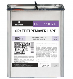 102-3 Усиленное жидкое средство Pro-Brite GRAFFITI REMOVER HARD / для удаления граффити