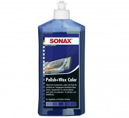 SONAX 296200 Цветной полироль с воском / синий / NanoPro / 0,5л
